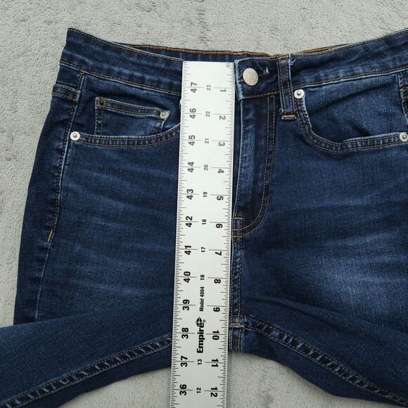 Calvin Klein Jeans Women's Size 2 Blue Mid-Rise Skinny Denim 30" Inseam Stretch - Picture 8 of 16